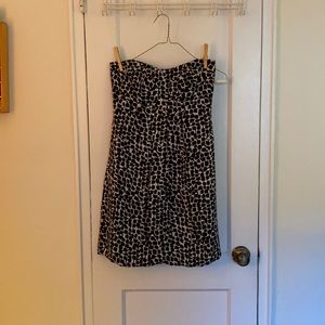 Little Black + White Dress